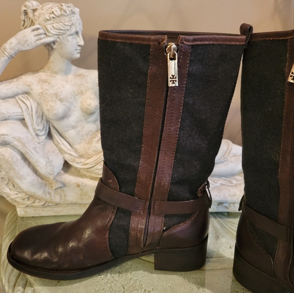 Tory Burch Leona Boots Size 9 #121 - Picture 11 of 17